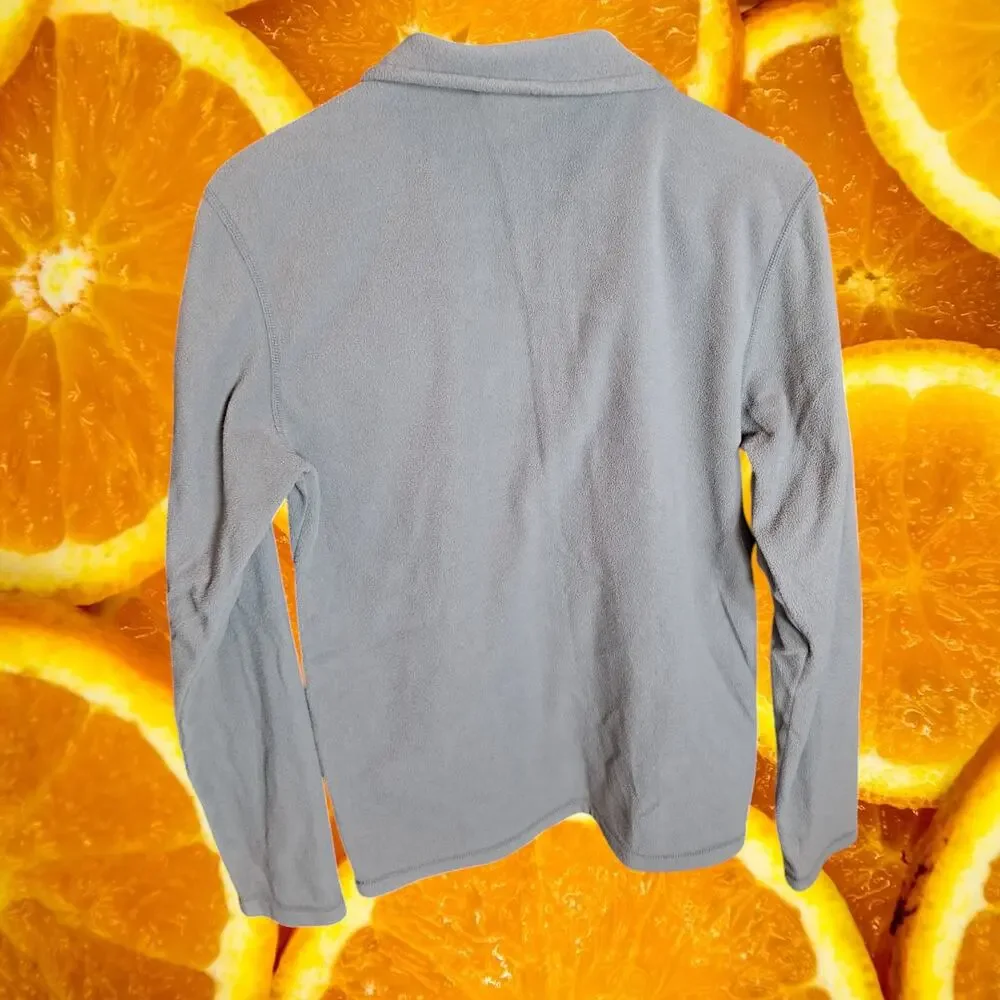 The North Face Men's Grey Glacier 1/4‎ Zip Fleece Pullover Sweatshirt Size S